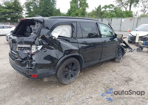 2021 Honda Pilot Awd Black Edition z USA, uszkodzony, nr VIN 5FNYF6H71MB025745